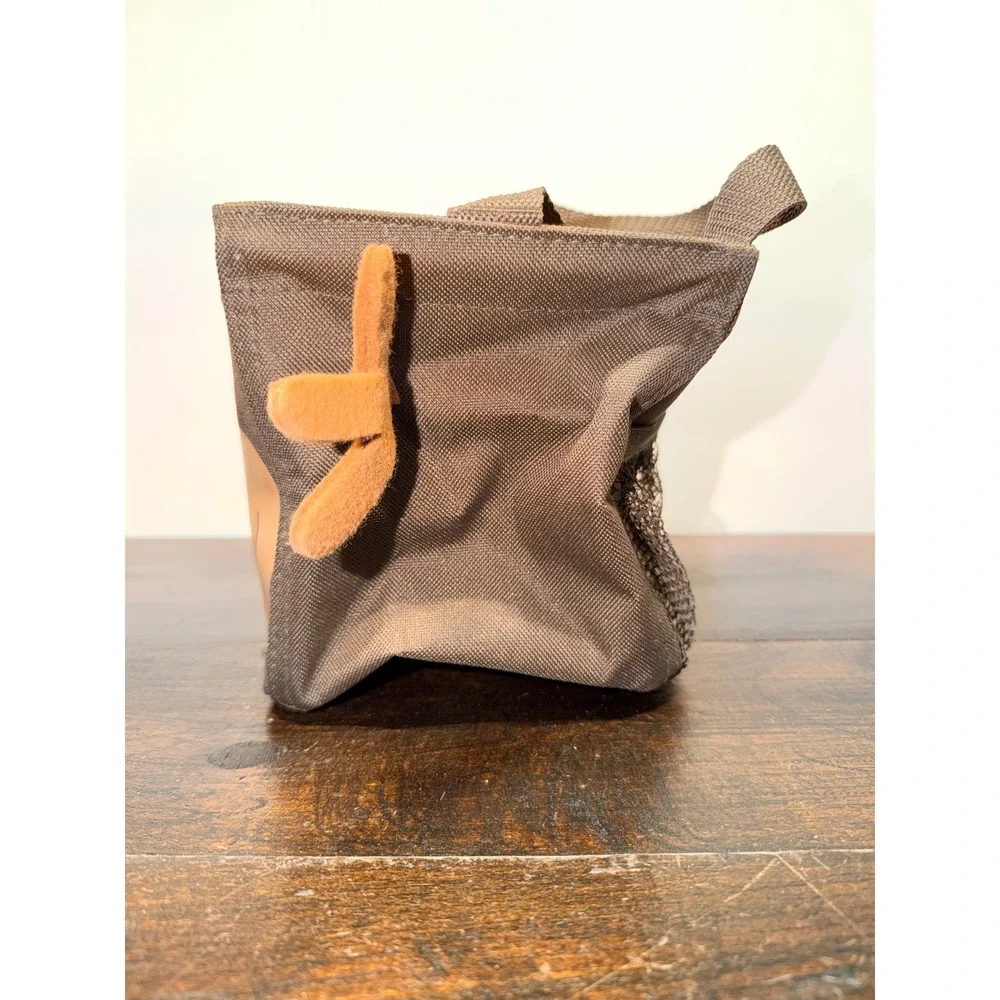 Thirty-One Littles Carry All Caddy tote bin Brown Reindeer‎ Christmas Holiday